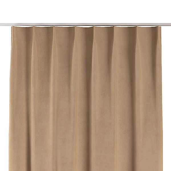 Vorhang mit flämischen 1-er Falten, sand, Crema (180-47) günstig online kaufen