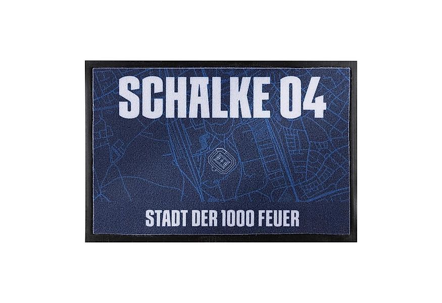 FC Schalke 04 Fußmatte Fussmatte Meine Heimat, rechteckig günstig online kaufen