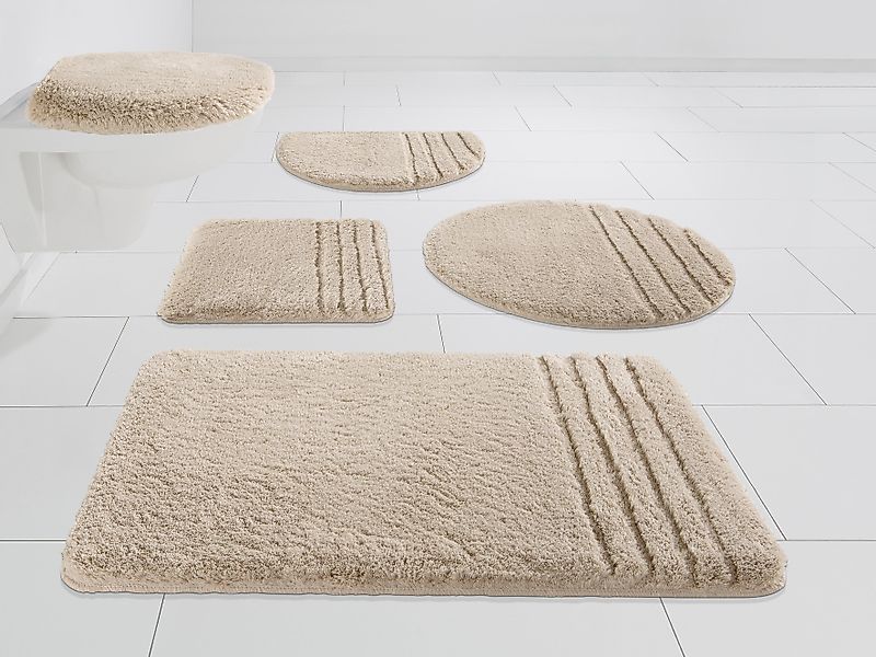 Möve Badematte Loft, Badvorleger, Badezimmer Teppich, günstig online kaufen