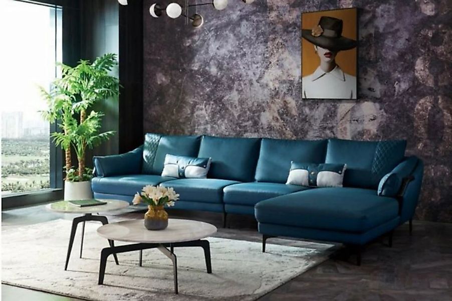 JVmoebel Ecksofa, Italienische Polster Sitz Ecke Leder Couch Moderne Garnit günstig online kaufen