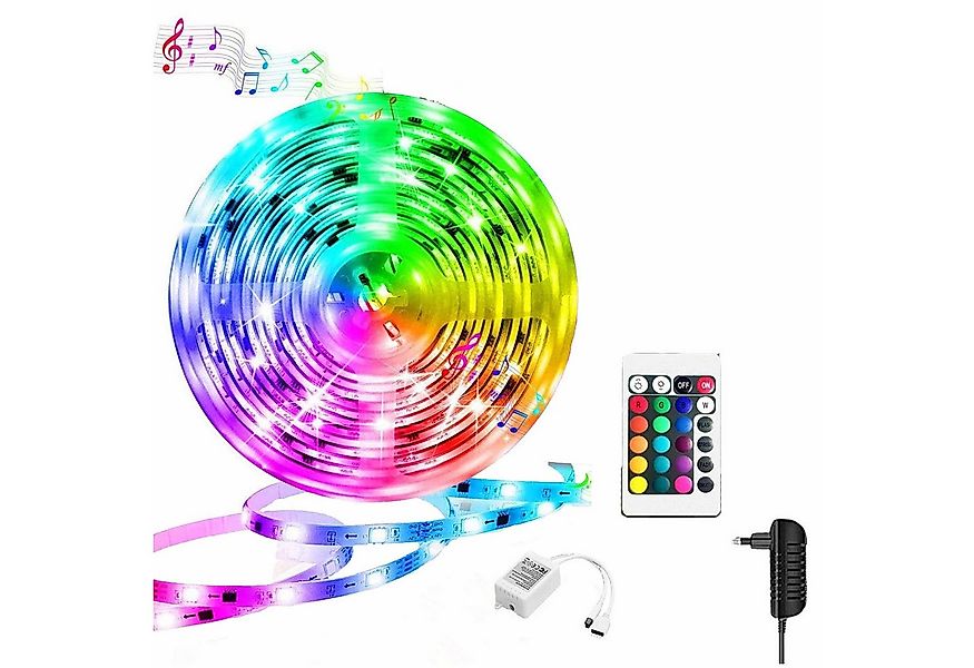 KINSI LED Stripe LED- Streifen, Lichtstreifen, RGB, Lichterketten, 5, 10, 1 günstig online kaufen