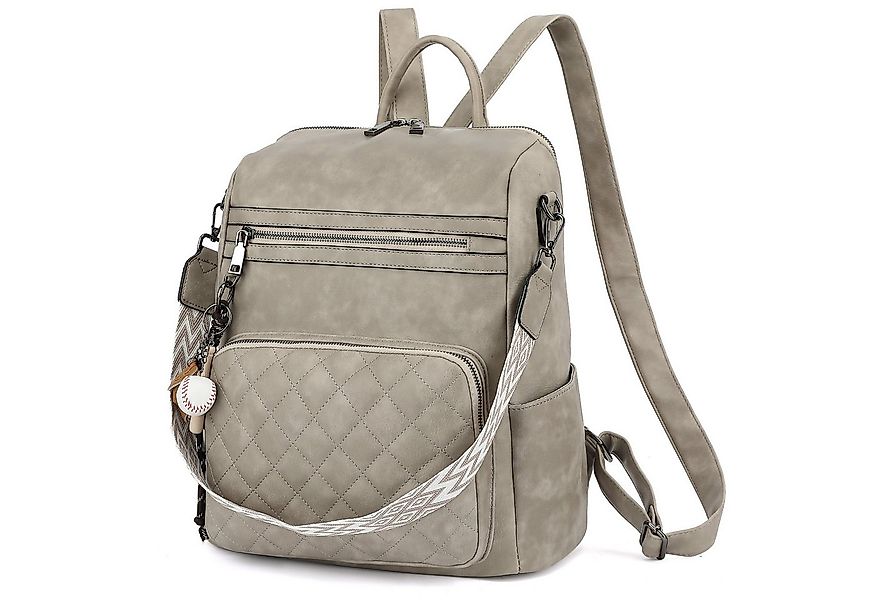 TAN.TOMI Cityrucksack Damen Rucksack Wasserdicht Anti-Diebstahl PU Mode Rei günstig online kaufen