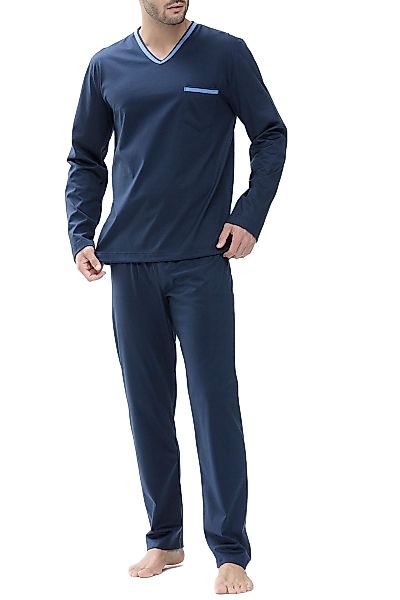 Mey Nachtwäsche Lang Dunkelblau - Größe 48 günstig online kaufen