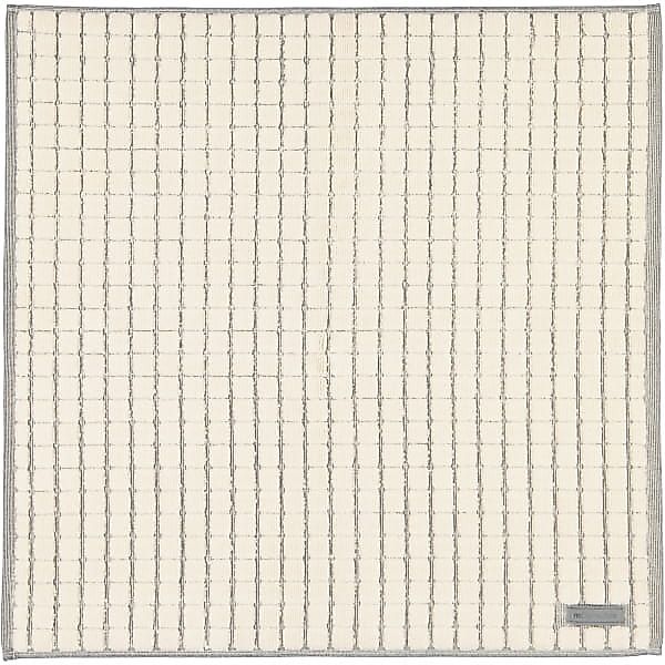 Möve - Eden - Badteppich Kästchenstruktur - Größe: 60x60 cm - Farbe: nature günstig online kaufen