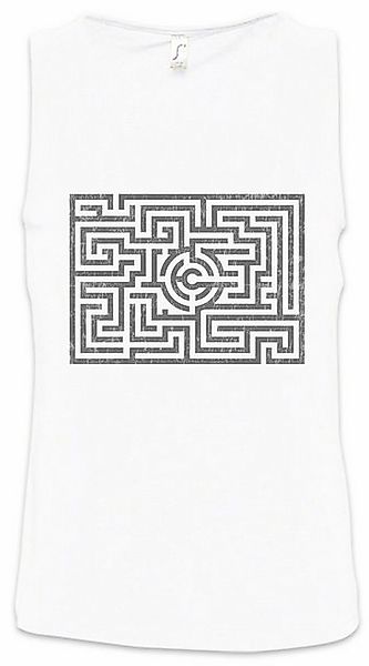 Urban Backwoods Tanktop Maze I Ärmelloses T-Shirt Labyrinth Esoterik Mystik günstig online kaufen