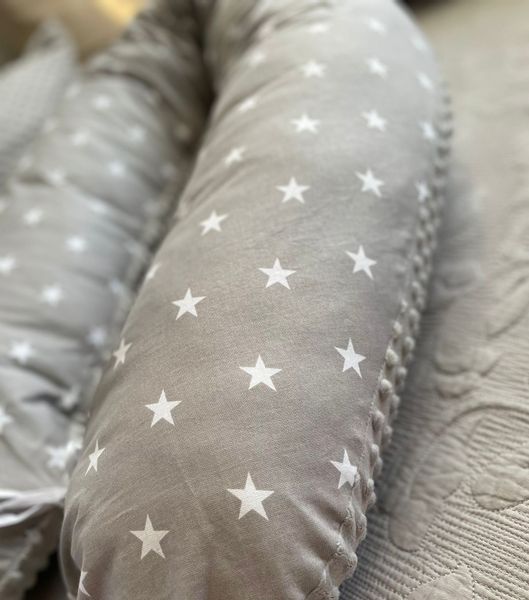 Loolay Stillkissen MINKY/ Baumwolle Seitenschläferkissen GRAU günstig online kaufen