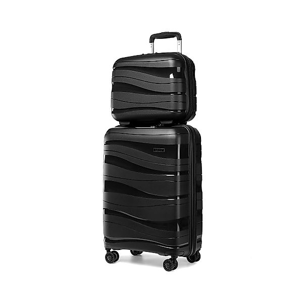 KONO Handgepäck-Trolley Leicht Hartschalenkoffer Reisekoffer mit günstig online kaufen