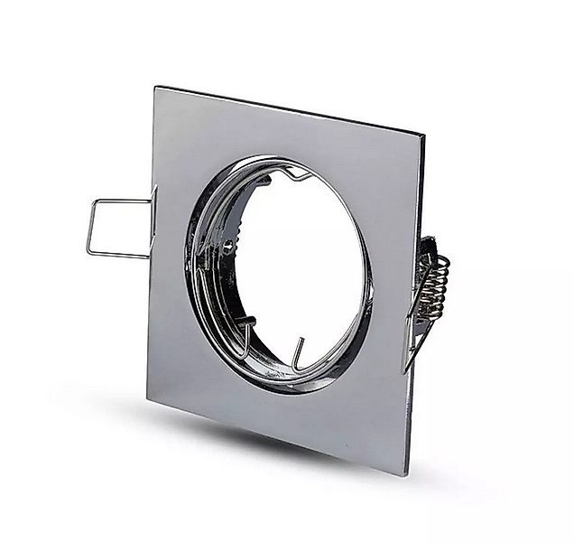 GTV LED Einbaustrahler Einbaurahmen Eckig Chrom günstig online kaufen