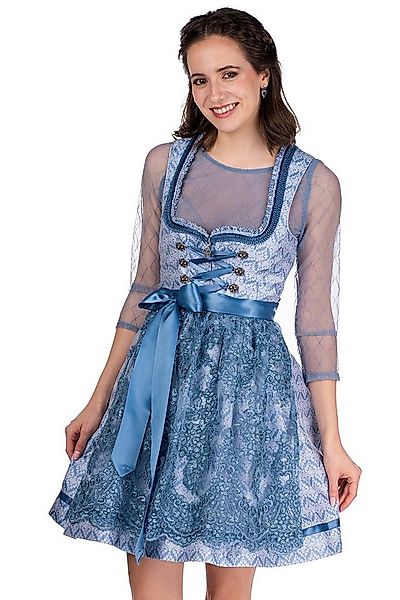 MarJo Dirndl Mini Dirndl 2tlg. - ALESSA - wasserblau günstig online kaufen