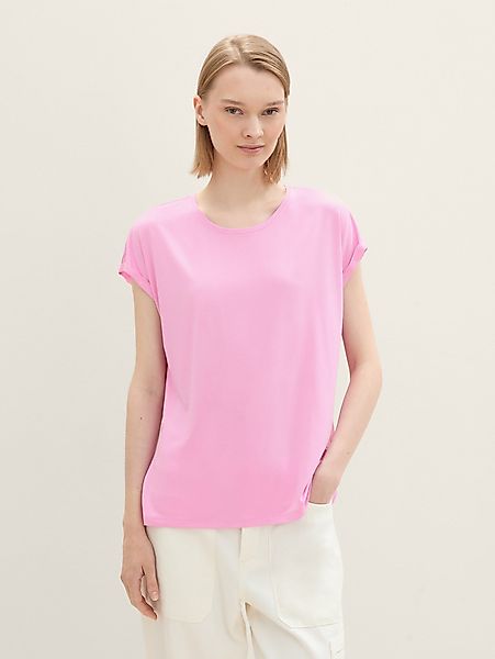 TOM TAILOR Denim T-Shirt mit Rundhalsausschnitt günstig online kaufen