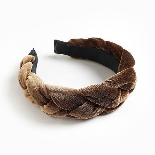 Coonoor Haargummi Samt Haarreif Geflochten Stirnband günstig online kaufen