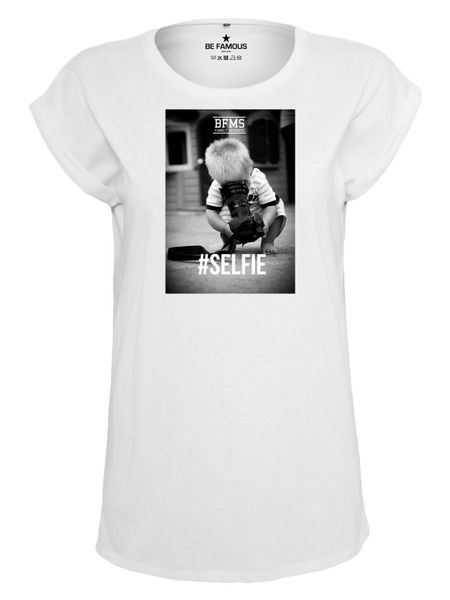 Be Famous Print-Shirt Classic Roll Up günstig online kaufen