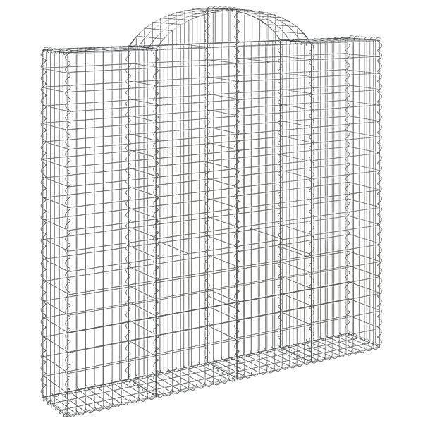 vidaXL Gabionen mit Hochbogen 6 Stk 200x50x180/200cm Eisen 1679847 günstig online kaufen