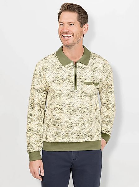 Marco Donati Poloshirt "Langarm-Poloshirt" 1 Stk. tlg. günstig online kaufen