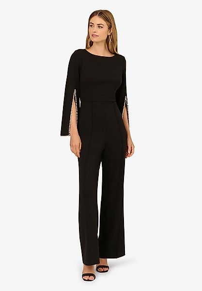 Adrianna Papell Jumpsuit Split Sleeve Crepe Jumpsuit Glamourös, schimmernd, günstig online kaufen
