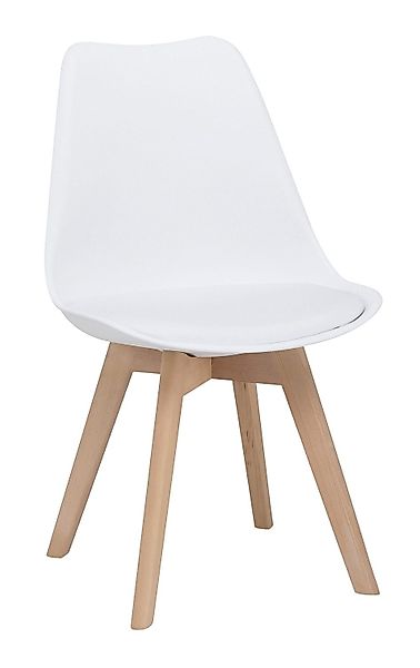 casa NOVA Esszimmerstuhl LUKAS, Braun, Weiß, günstig online kaufen