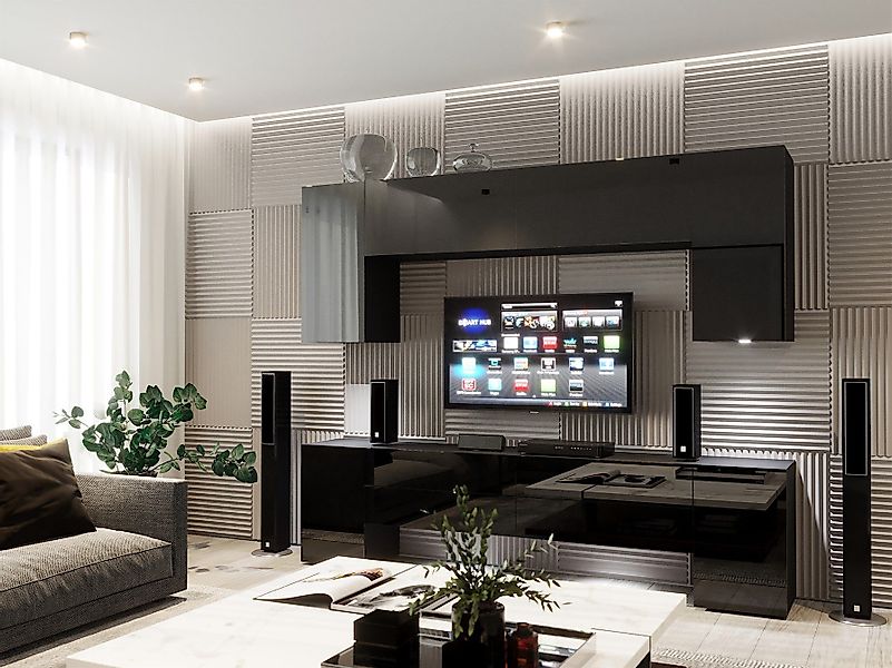 Fun Möbel Wohnwand Mediawand - NEXI günstig online kaufen