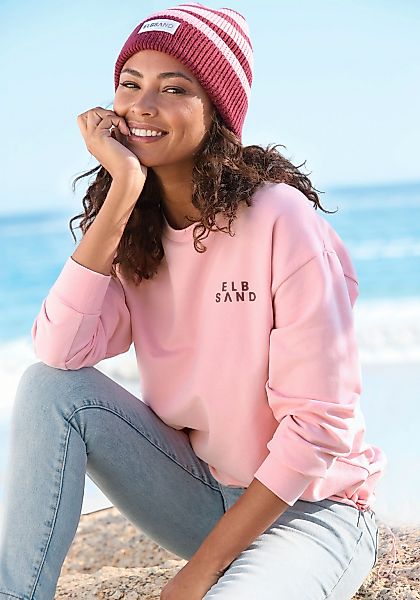 Elbsand Sweatshirt, mit verstellbarem Gummizug am Saum günstig online kaufen