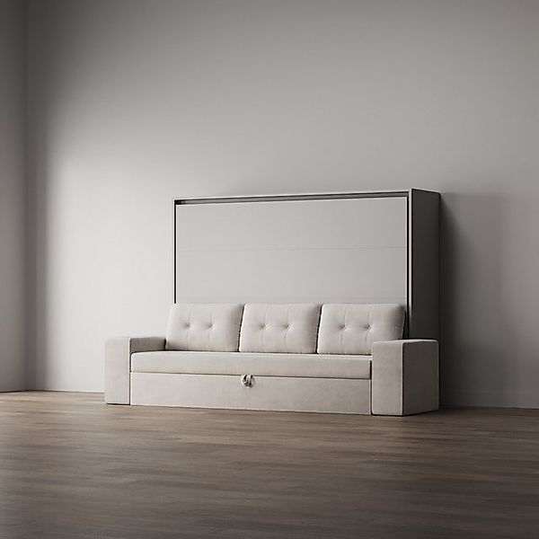 SMARTBett Schrankbett Schrankbett 160x200 Horizontal M2 (Tiefe 55cm) inkl.S günstig online kaufen