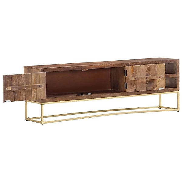 VidaXL TV-Schrank 138x30x46 cm Massivholz Mango günstig online kaufen