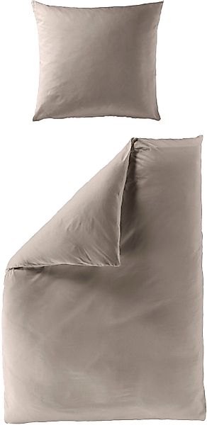 BIERBAUM Bettwäsche Biber Uni, Biber, 2 günstig online kaufen