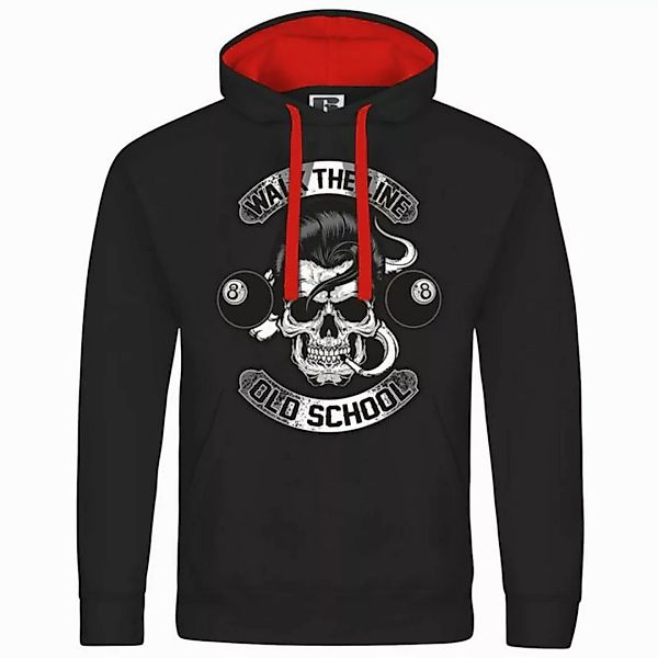 deinshirt Kapuzenpullover Herren Kapuzenpullover Walk the line Mit Print Mo günstig online kaufen