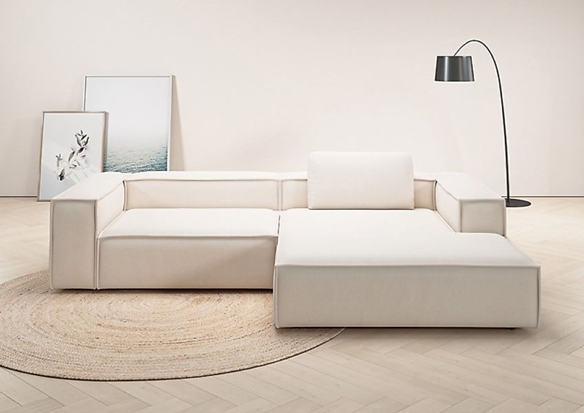 Places of Style Ecksofa »Watertown, modernes XXL L-Form, 306 cm breit«, Gro günstig online kaufen