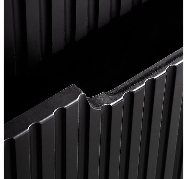 Lomadox Waschtisch NEWPORT-56-BLACK, 80cm breit mit Keramik-Waschbecken, sc günstig online kaufen