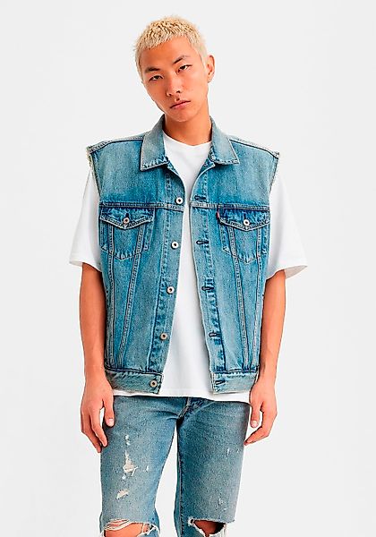 Levis  Jacken A5789 0000 - RELAXED TRUCKER VEST-KENTUCKY BLUE VEST günstig online kaufen