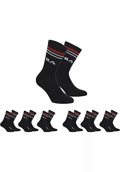 Fila Sportsocken "UNISEX LIFESTYLE PLAIN SOCKS", (6 Paar), mit Logo-Schrift günstig online kaufen