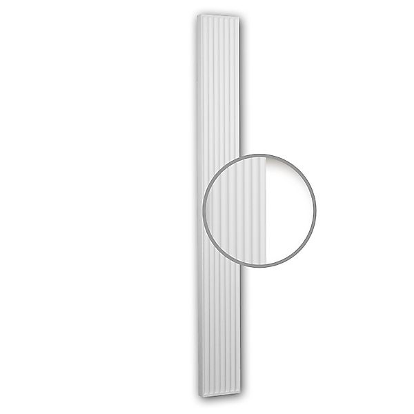 PROFHOME 422201 Pilaster Schaft Fassaden Element Pilaster Außenstuck, 26 cm günstig online kaufen
