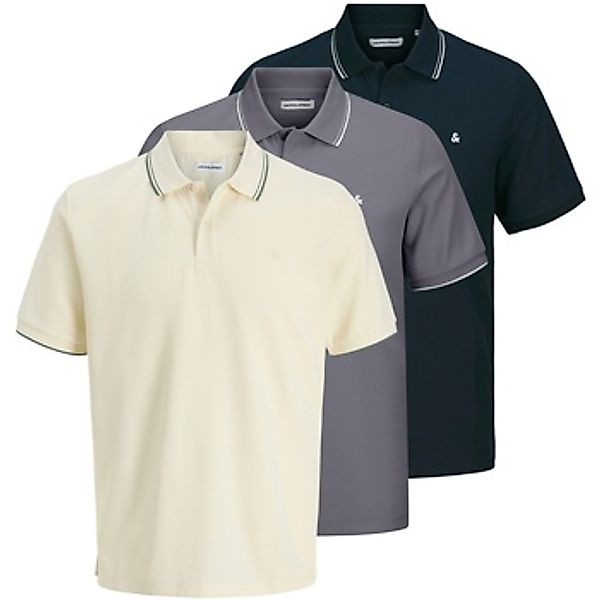 Jack & Jones  Poloshirt Poloshirt Austin Kurzarmshirt im Dreierpack günstig online kaufen