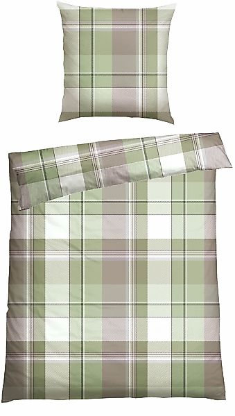 Schiesser Bettwäsche "Ate aus weicher Baumwolle mit einem klassischen Karo- günstig online kaufen