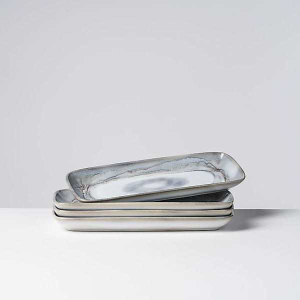 gipfelstück Servierplatte "Tiefer See" Scandi-Style, glänzende Reaktivglasu günstig online kaufen