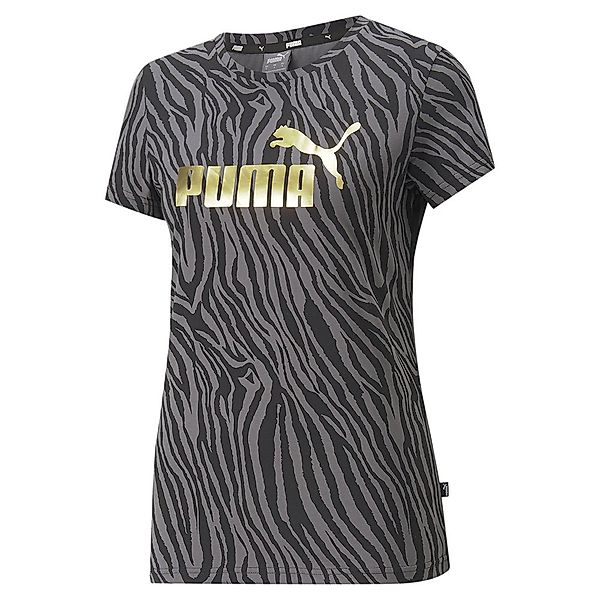 Puma Ess+ Tiger Aop Kurzärmeliges T-shirt XL Puma Black günstig online kaufen