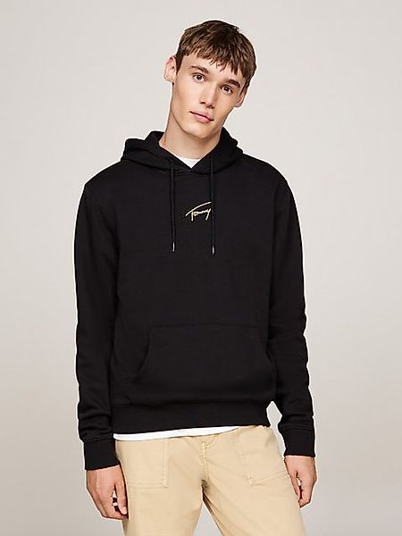 Tommy Jeans Sweatshirt TJM REG GOLD SIGNT HOODIE EXT mit bestickten Markenn günstig online kaufen