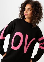 Aniston CASUAL Strickpullover mit eingestricktem LOVE-Schriftzug günstig online kaufen