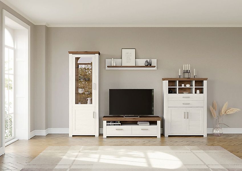 set one by Musterring Wohnwand "York" 4 Stk. tlg. günstig online kaufen