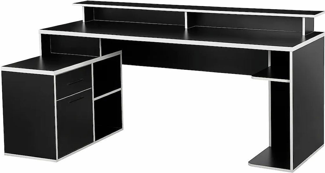 OTTO home Gamingtisch "Game, Computertisch, Eckschreibtisch", Towerfach, Ka günstig online kaufen
