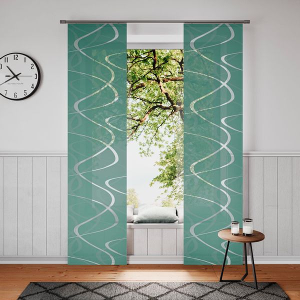 Neutex for you Schiebegardine "Pelotas" Klettband 1 Stk. tlg. inkl. Befesti günstig online kaufen