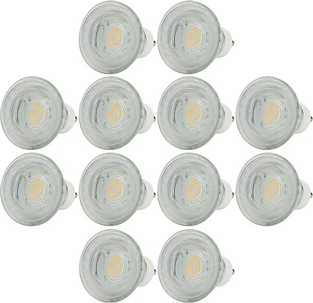 Sweet LED LED-Leuchtmittel 12er Set GU10 LED 7W warmweiß, GU10, 12 St., war günstig online kaufen
