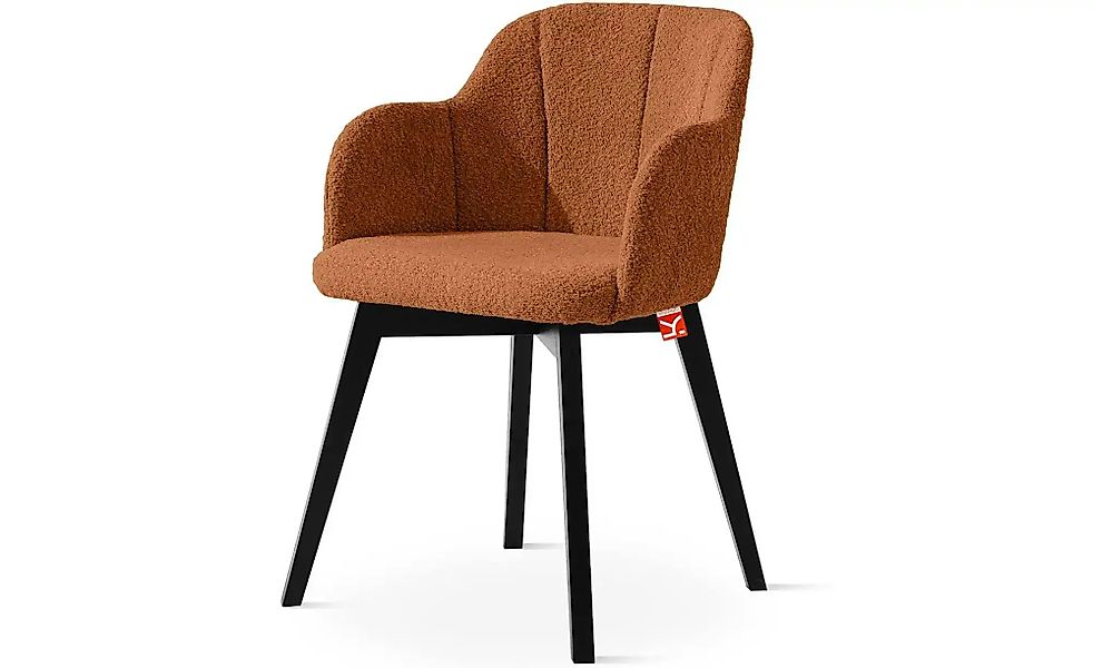 KONSIMO Polsterstuhl   ¦ orange ¦ Maße (cm): B: 54,5 H: 80 Stühle > Polster günstig online kaufen