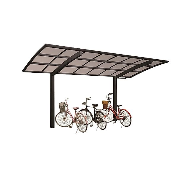 Ximax Alu Carport Portoforte Mini Typ 60 Schwarz 201 cm x 254 cm Sonderfert günstig online kaufen