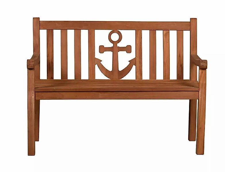 MR.DEKO Gartenbank Anker Teak 120 cm günstig online kaufen