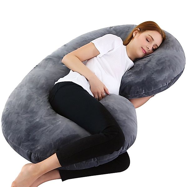 CALIYO Seitenschläferkissen Schwangerschaftskissen Stillkissen, C-förmige, günstig online kaufen