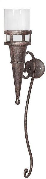 Ambiente Haus Wandkerzenhalter Wandleuchter mit Glas 57cm (1 St) günstig online kaufen