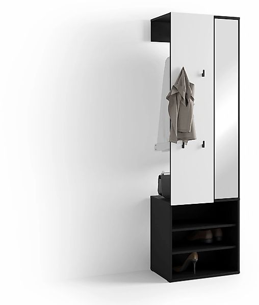 byLIVING Kompaktgarderobe "Dielen - Set Andorra" 1 Stk. tlg. maximale Ordnu günstig online kaufen