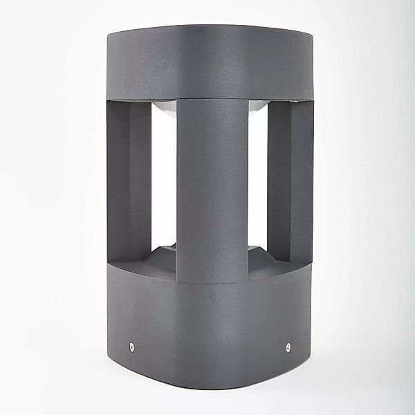 LED-Sockelleuchte Pirron, Höhe 20 cm, dreieckig, Aluminium günstig online kaufen