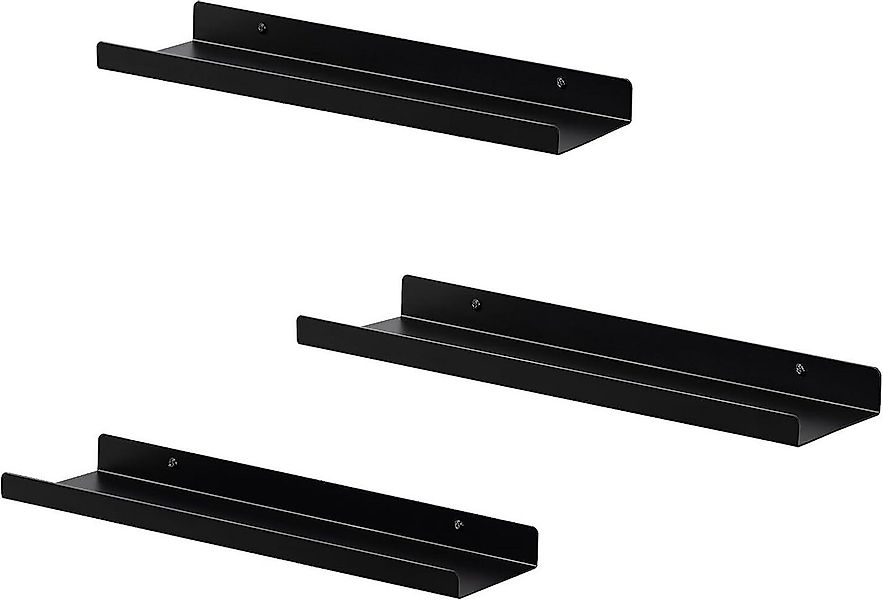 EUGAD Wandregal, Set 3-tlg., Hängeregal aus Metall Schweberegal Industrie-D günstig online kaufen