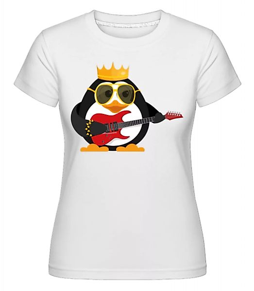 Pinguin König Gitarrist · Shirtinator Frauen T-Shirt günstig online kaufen